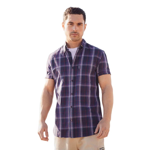 Lambretta Mens SS25 Checked Shirt