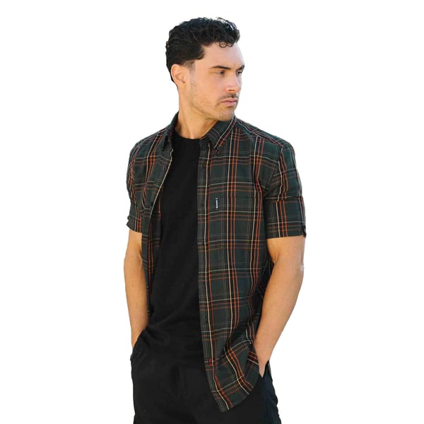 Lambretta Mens SS25 Checked Shirt