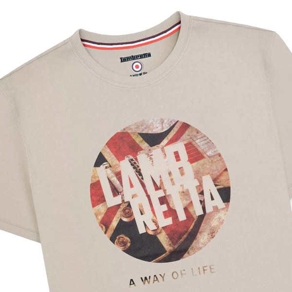 Lambretta Mens Union Jack T-Shirt