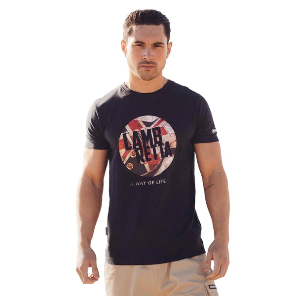 Lambretta Mens Union Jack T-Shirt