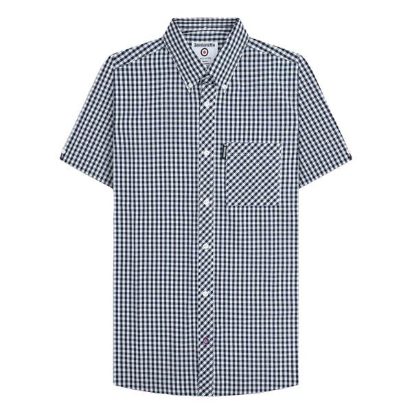 Lambretta Mens SS25 Gingham Shirt