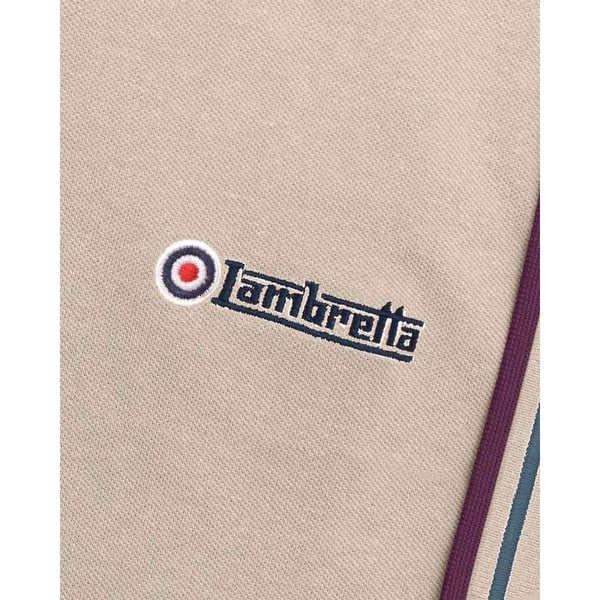 Lambretta Mens Twin Tip Polo Shirt