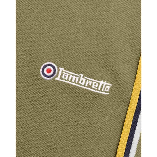 Lambretta Mens Triple Tipped Polo Shirt