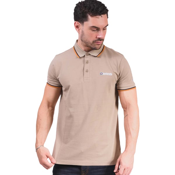 Lambretta Mens Triple Tipped Polo Shirt