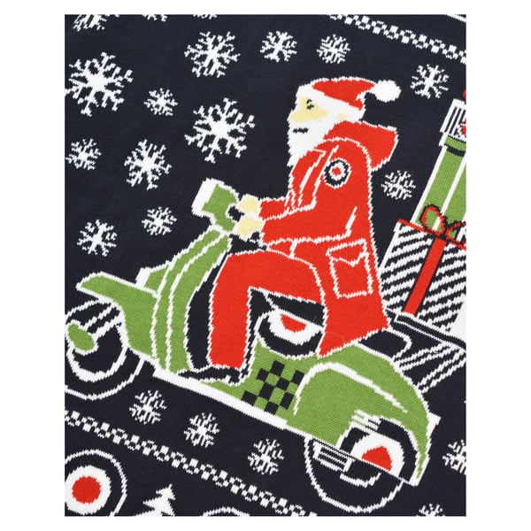 Lambretta Mens AW25 Scooter Christmas Jumper