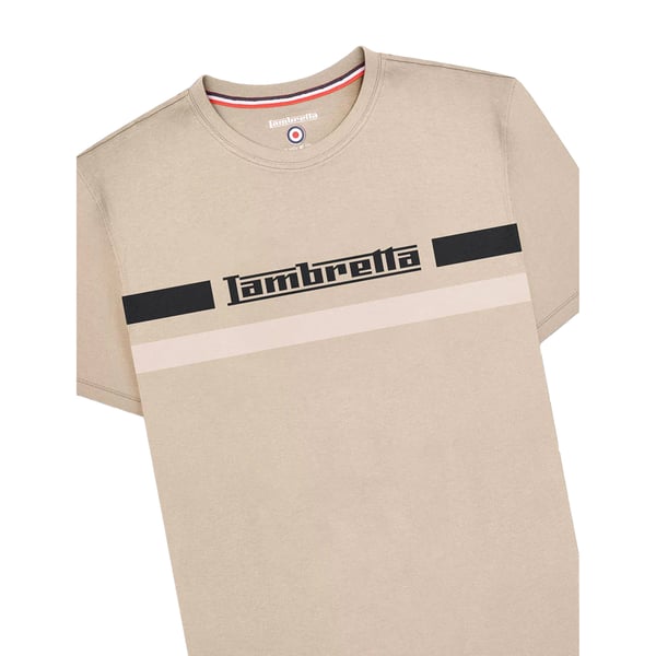Lambretta Mens Chest Stripe T-Shirt
