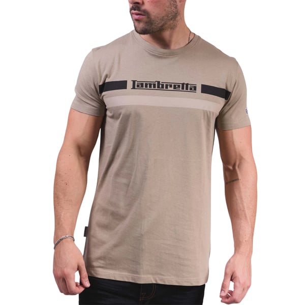 Lambretta Mens Chest Stripe T-Shirt