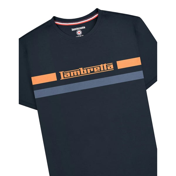 Lambretta Mens Chest Stripe T-Shirt
