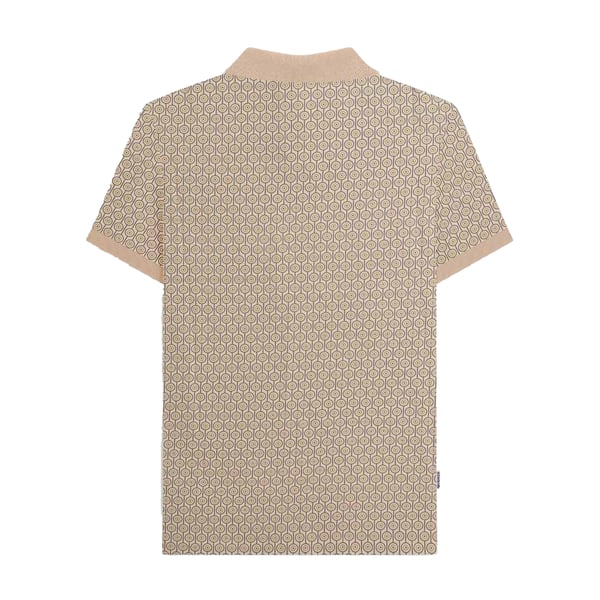 Lambretta Mens Geometric Circle Big & Tall Polo Shirt
