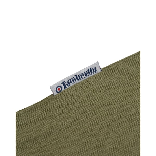 Lambretta Mens Contrast Panel Vintage Polo Shirt