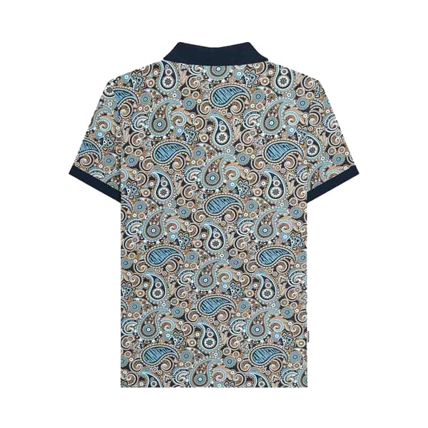 Lambretta Miesten Paisley Poolopaita