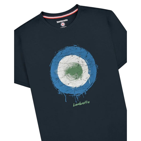 Lambretta Mens Spray Logo T-Shirt