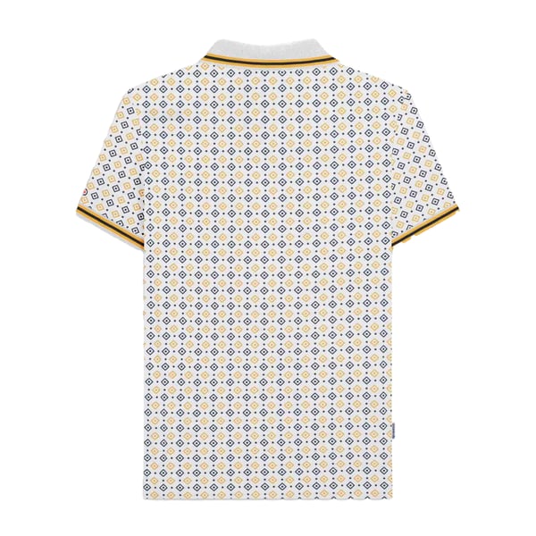 Lambretta Mens Geometric Polo Shirt