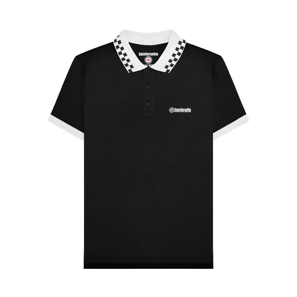 Lambretta Mens Checkered Polo Shirt