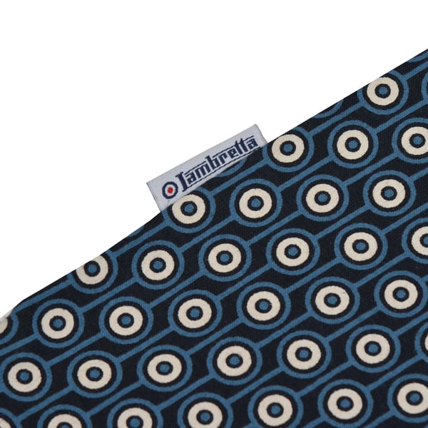 Lambretta Mens Roundel Geometric Polo Shirt