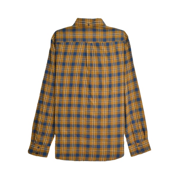 Lambretta Mens Checked Brushed Long-Sleeved Shirt
