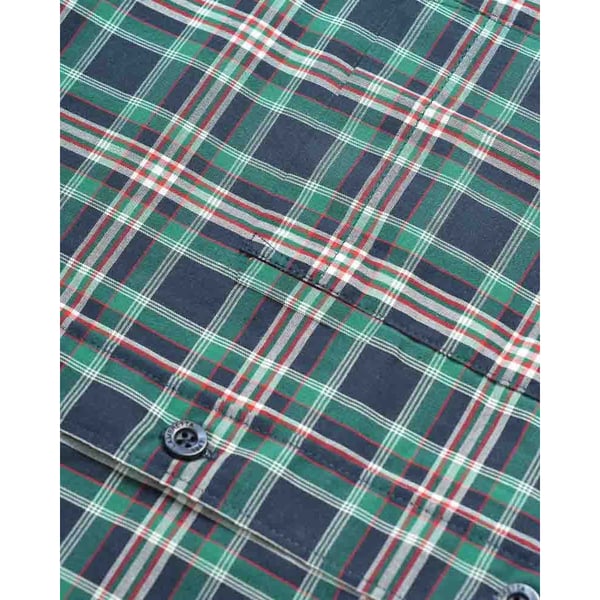 Lambretta Mens Classic Checked Long-Sleeved Shirt