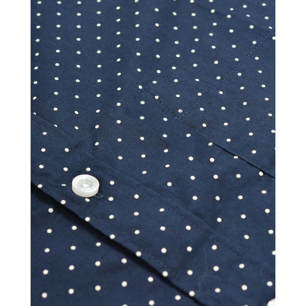 Lambretta Mens Pin Dot Long-Sleeved Shirt