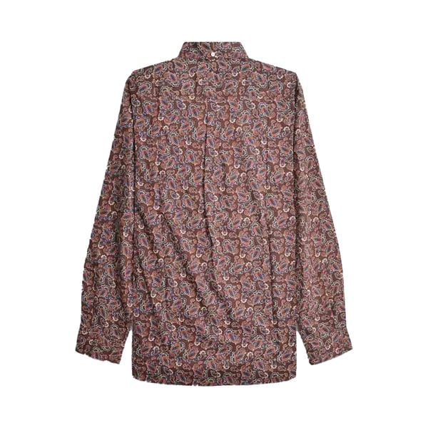 Lambretta Mens Paisley Long-Sleeved Shirt