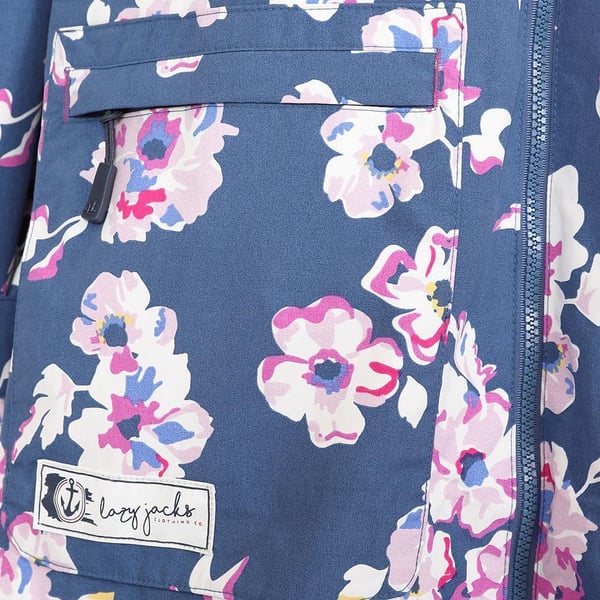 Lazy Jacks Womens/Ladies Floral Long Length Waterproof Jacket
