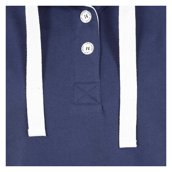 Lazy Jacks Womens/Ladies Button Neck Sweatshirt