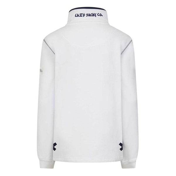 Lazy Jacks Womens/Ladies Button Neck Sweatshirt