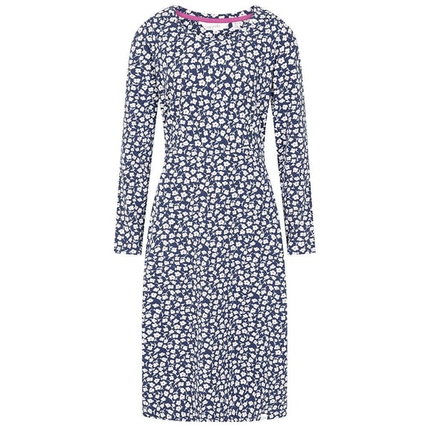 Lazy Jacks Womens/Ladies Buttercups Tie Back Long-Sleeved Midi Dress