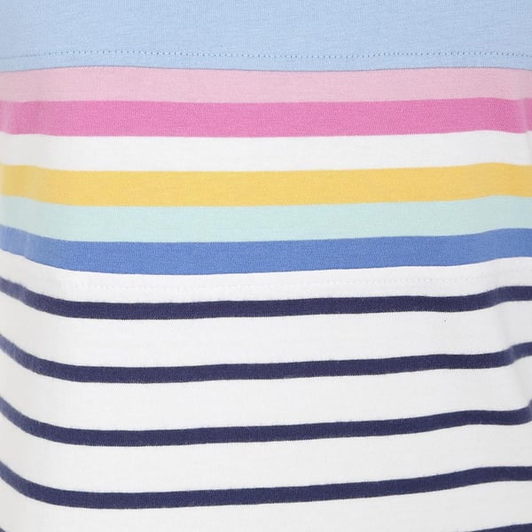 Lazy Jacks Womens/Ladies Striped T-Shirt Dress