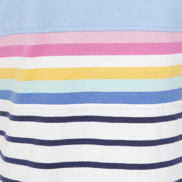 Lazy Jacks Womens/Ladies Striped T-Shirt Dress
