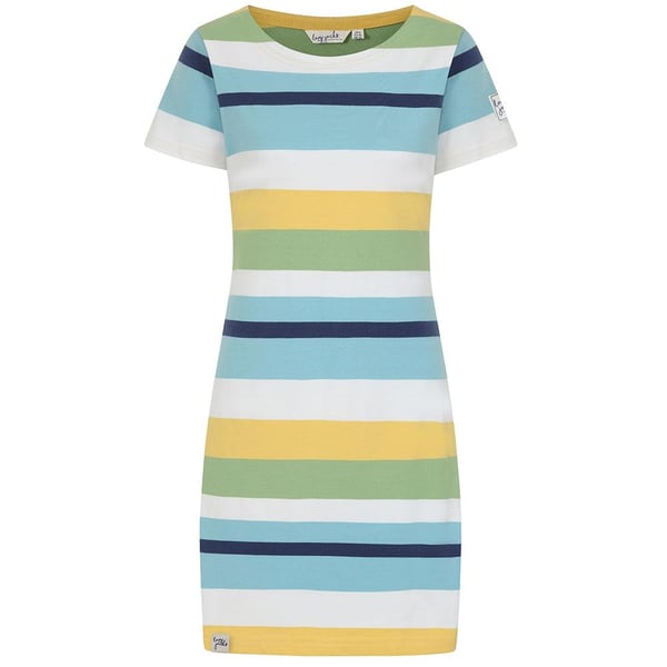 Lazy Jacks Womens/Ladies Striped T-Shirt Dress