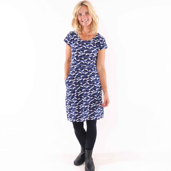 Lazy Jacks Womens/Ladies Stem Capped Sleeved Dress