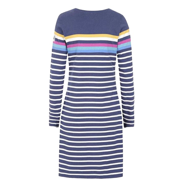 Lazy Jacks Womens/Ladies Prism Stripes Long-Sleeved T-Shirt Dress