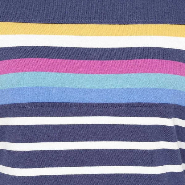 Lazy Jacks Womens/Ladies Prism Stripes Long-Sleeved T-Shirt Dress