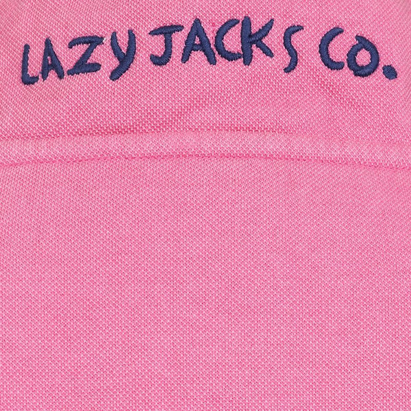 Lazy Jacks Womens/Ladies Pique Button Neck Sweatshirt