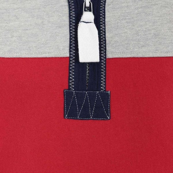 Lazy Jacks Boys Striped Half Zip Sweatshirt