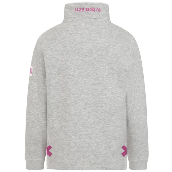 Lazy Jacks Girls Quarter Zip Sweatshirt