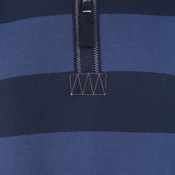 Lazy Jacks Mens Striped Quarter Zip Sweatshirt