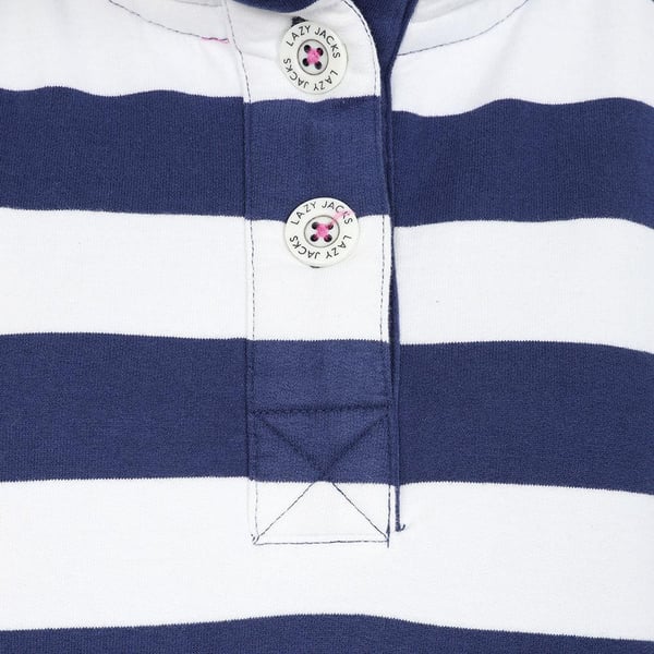 Lazy Jacks Womens/Ladies Button Neck Sweatshirt