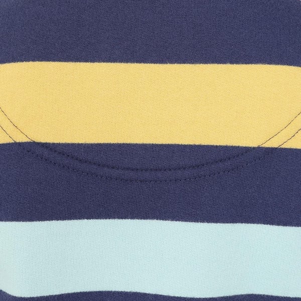Lazy Jacks Childrens/Kids Striped Quarter Zip Sweatshirt