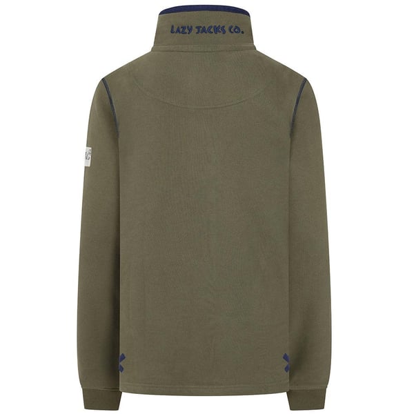 Lazy Jacks Womens/Ladies Button Neck Sweatshirt