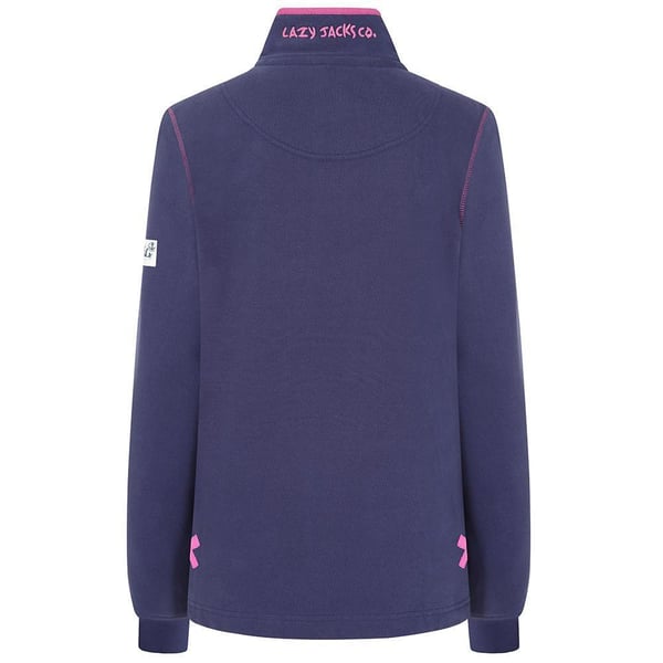 Lazy Jacks Womens/Ladies Button Neck Sweatshirt