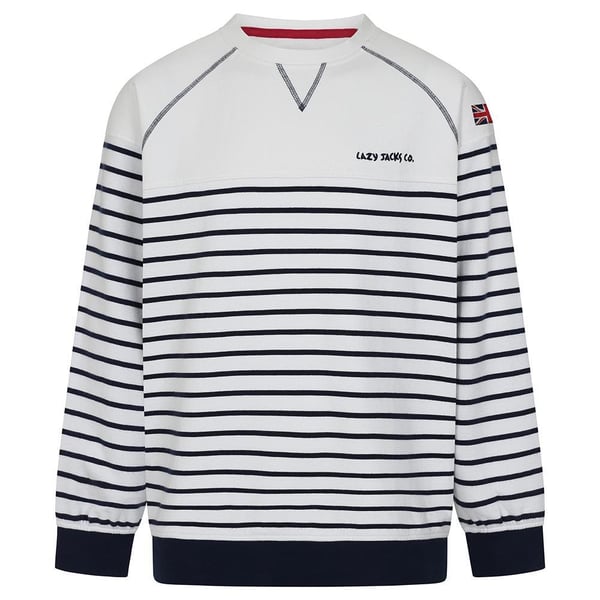 Lazy Jacks Womens/Ladies Striped Sweatshirt