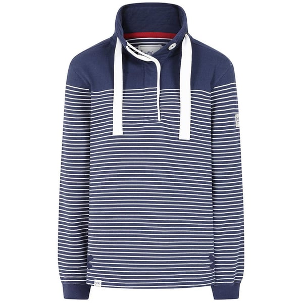 Lazy Jacks Womens/Ladies Button Neck Sweatshirt