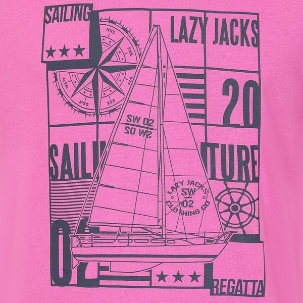Lazy Jacks miesten purjevenepaita puuvillaa