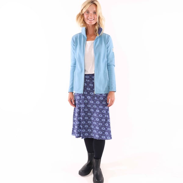 Lazy Jacks Womens/Ladies Circle Jersey Midi Skirt