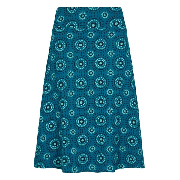 Lazy Jacks Womens/Ladies Circle Jersey Midi Skirt