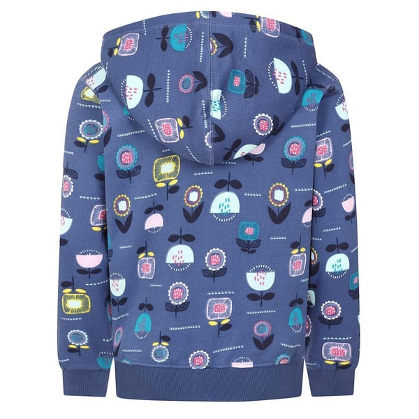 Lazy Jacks Childrens/Kids Flowers Full Zip Hoodie