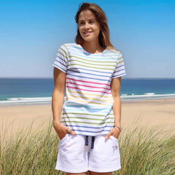 Lazy Jacks Womens/Ladies Breton Top