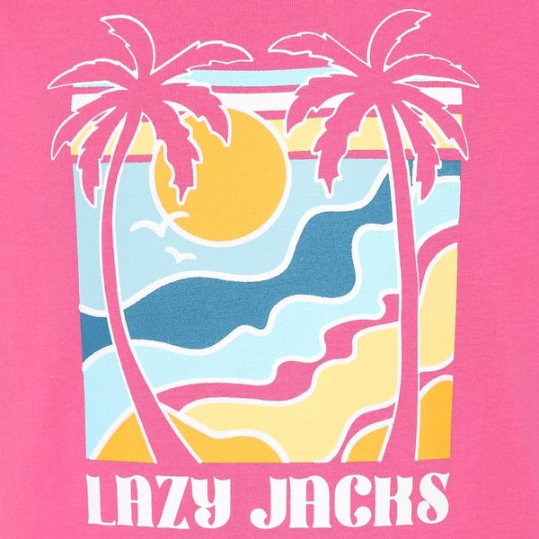Lazy Jacks Girls Printed T-Shirt
