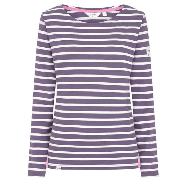 Lazy Jacks Womens/Ladies Striped Breton Top